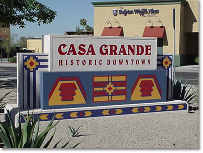 Casa Grande Downtown Sign