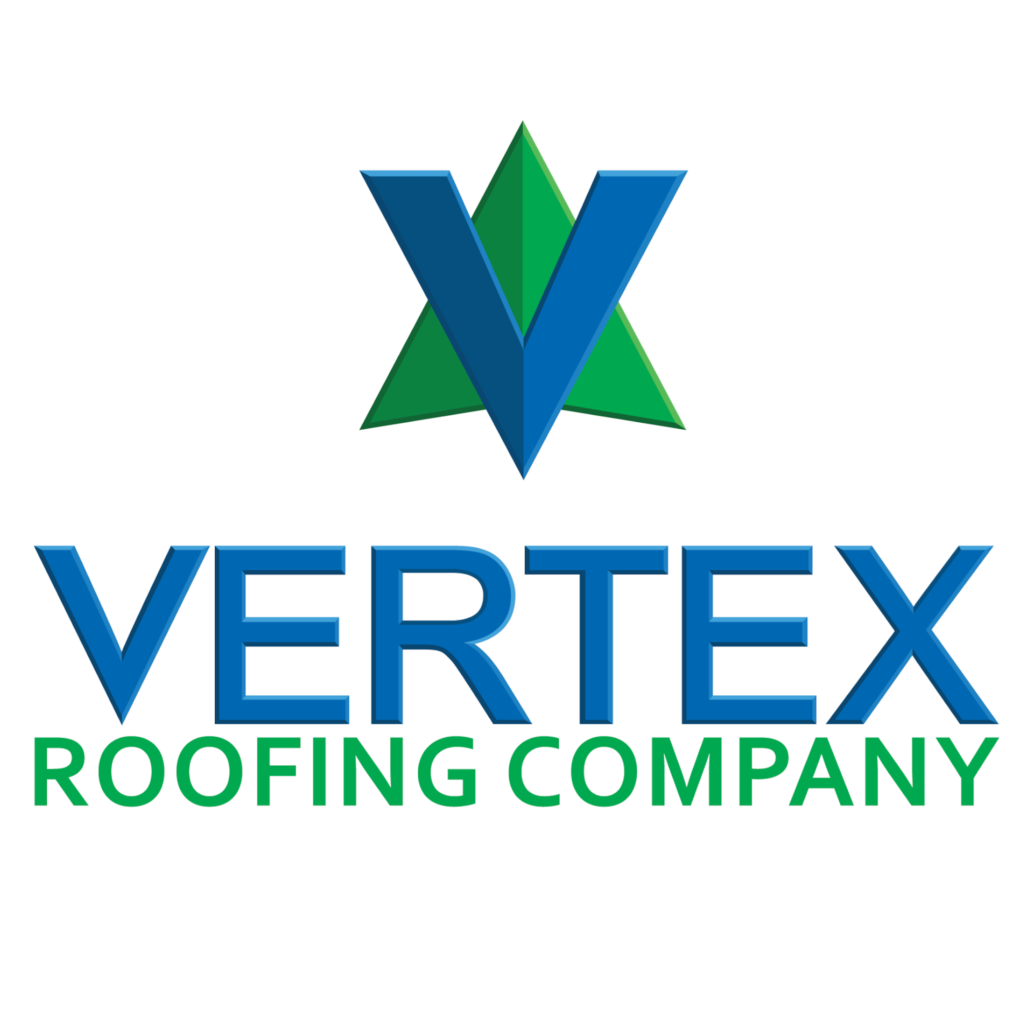 Vertex Roofing Logo Square Large White Background2