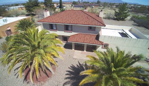 Metal Stone Coated Roof on Arizona Residential Home